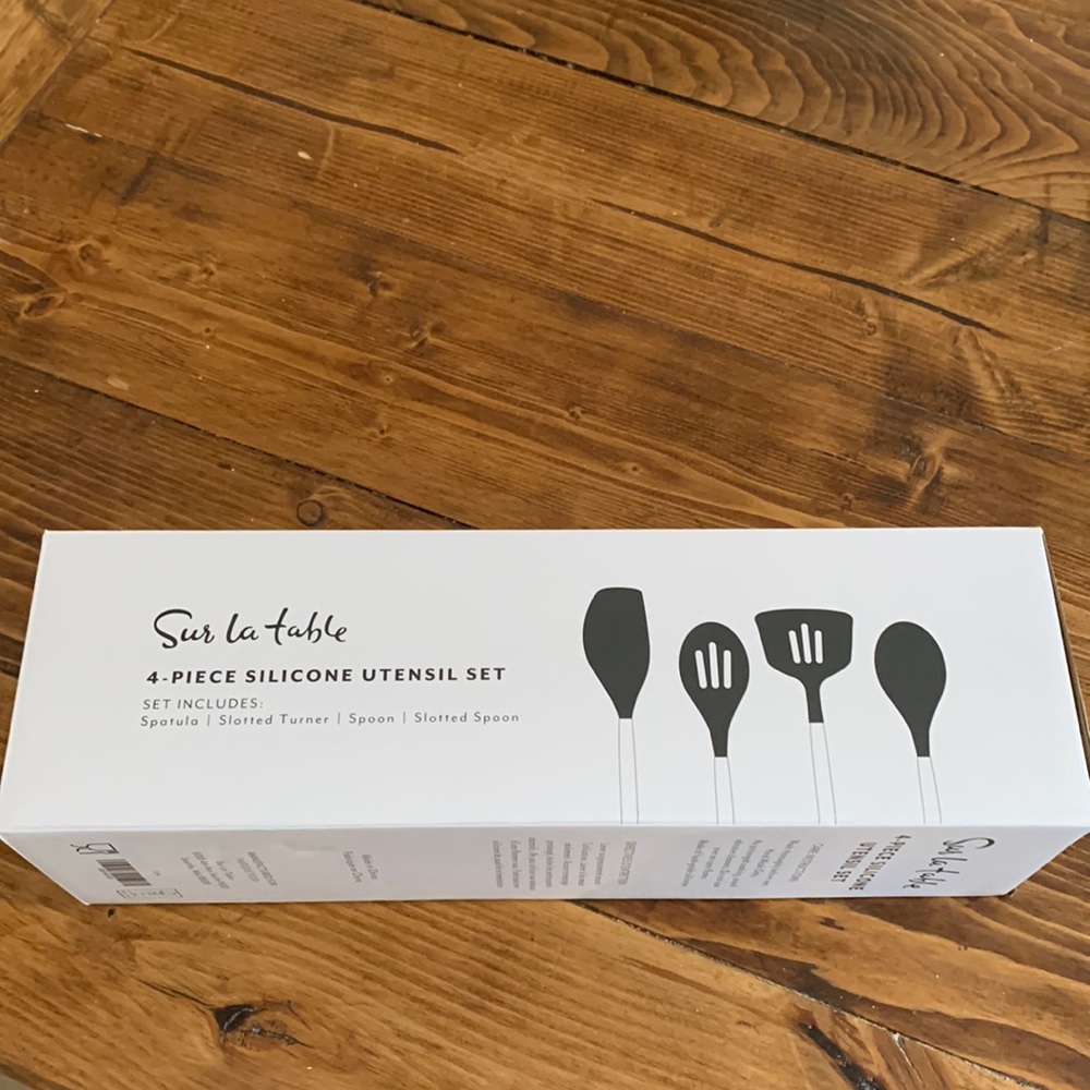 Sur la Table 4-Piece Silicone Utensil Set